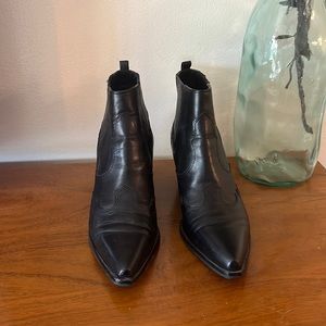 Steve Madden Black Western Boots
